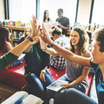 Classmate Classroom Sharing International Friend Concept