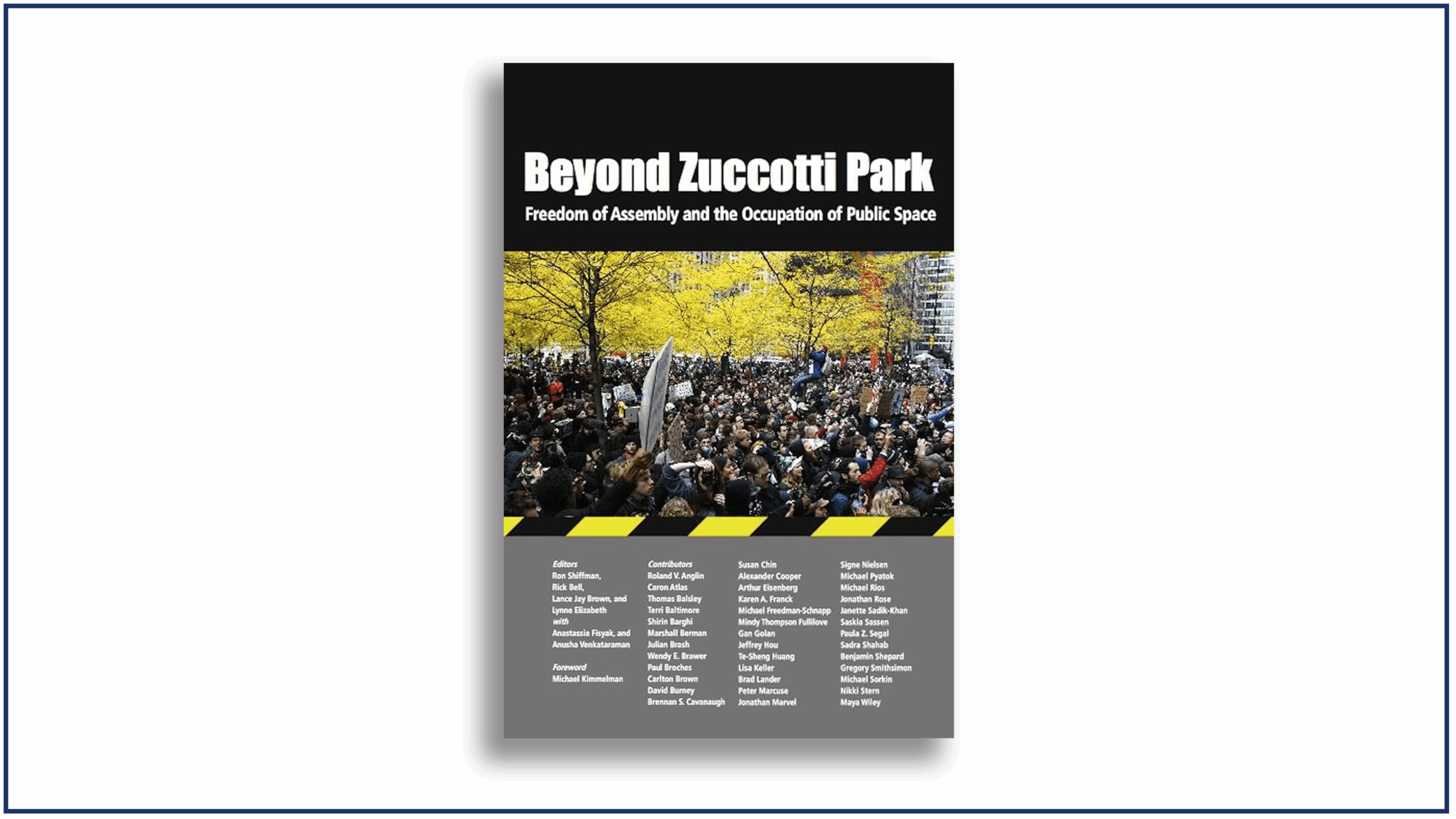 Read more about the article Beyond Zucotti Park: Freedom of Assembly and the Occupation of Public Space | Book Review