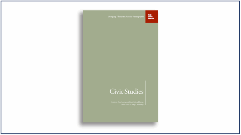 Read more about the article Civic Studies: Approaches to the Emerging Field | Book Review