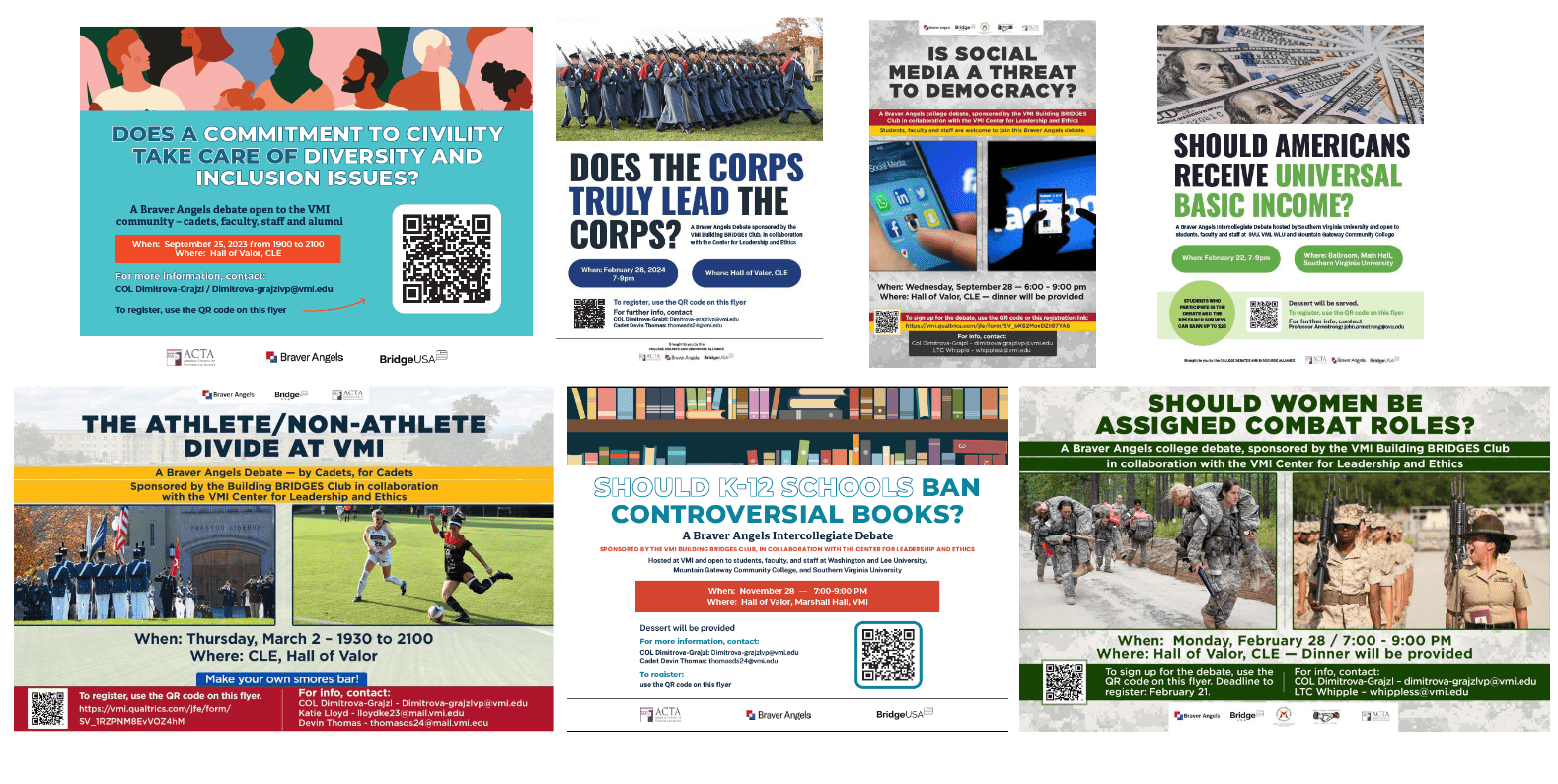 A group of posters with text

Description automatically generated